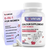 Novafun Calcium 1000mg for Women bottle with dicalcium malate