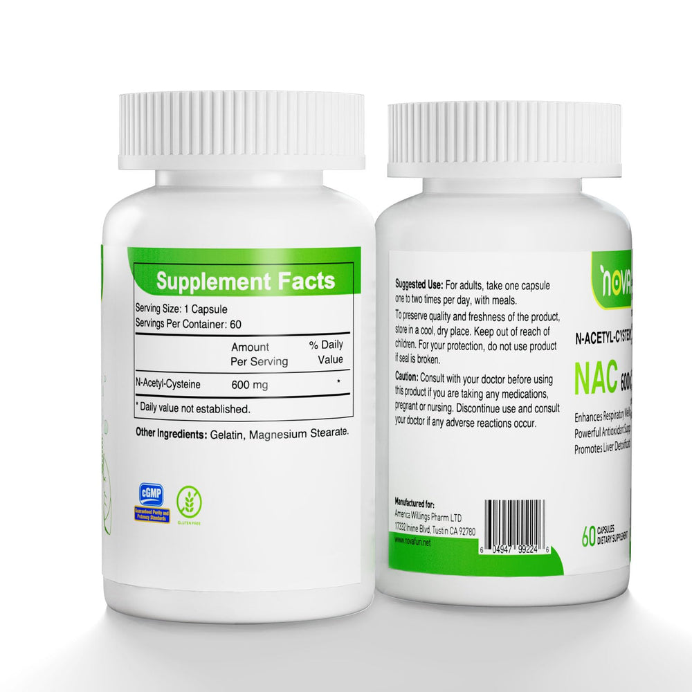 Daily usage of NAC 600mg capsules