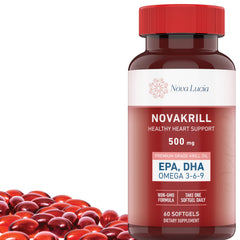 NovaKrill Antarctic krill oil softgels bottle