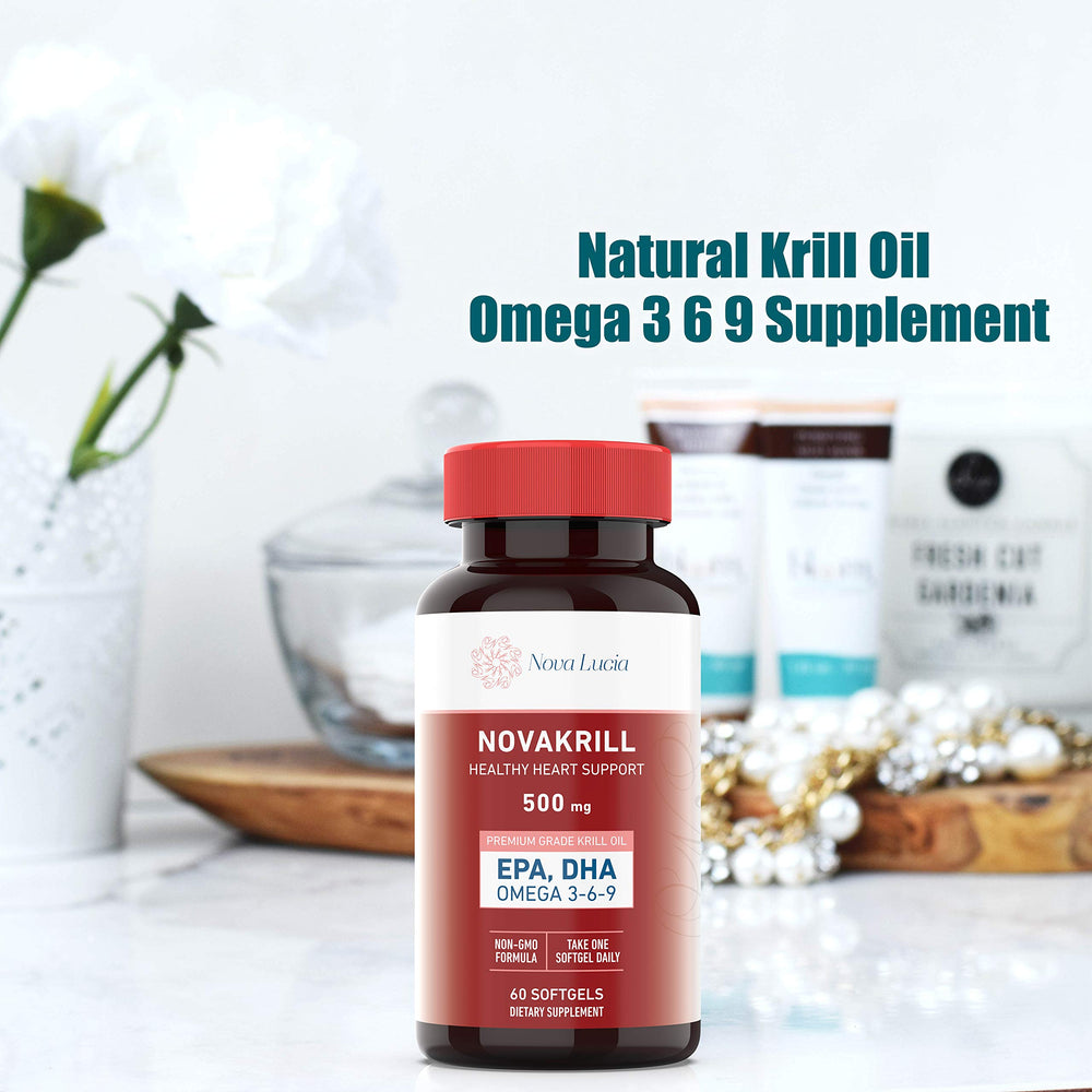 NovaKrill easy-to-swallow krill oil softgels