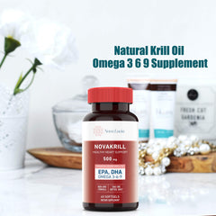 NovaKrill easy-to-swallow krill oil softgels