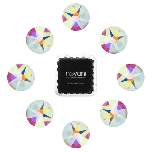 Novani crystal AB rhinestones SS40 8.3-8.6mm pack for nail art and crafts