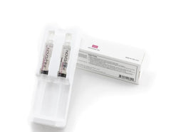 Two 5ml Novashine whitening gel syringes in a box