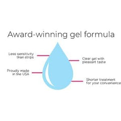 Close-up of Novashine whitening gel syringes for whitening