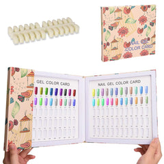 Noverlife 120-nail colors display book cover showing organized swatches for client selection.