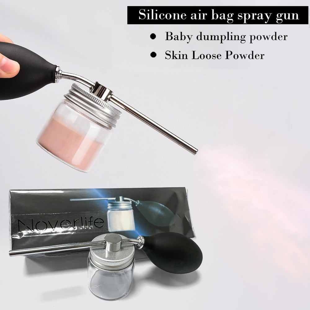 Noverlife lengthened nozzle for wider steadier powder distribution