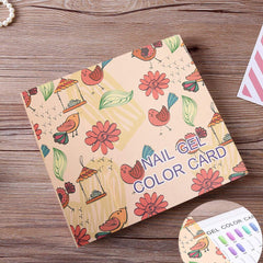 Noverlife nail art sample cards showcase diverse designs for inspiration.