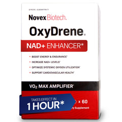 Novex Biotech Oxydrene NAD+ Enhancer bottle front for energy support