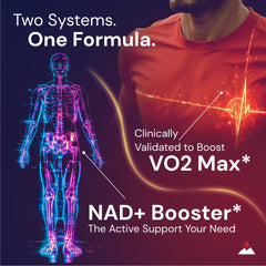 Oxydrene NAD+ Enhancer capsules spilled from bottle