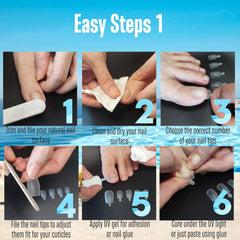 NOVO OVO lightweight acrylic toe tips reduce bending while staying strong.