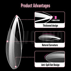 NOVO OVO salon-quality nail tips collection supports versatile looks.