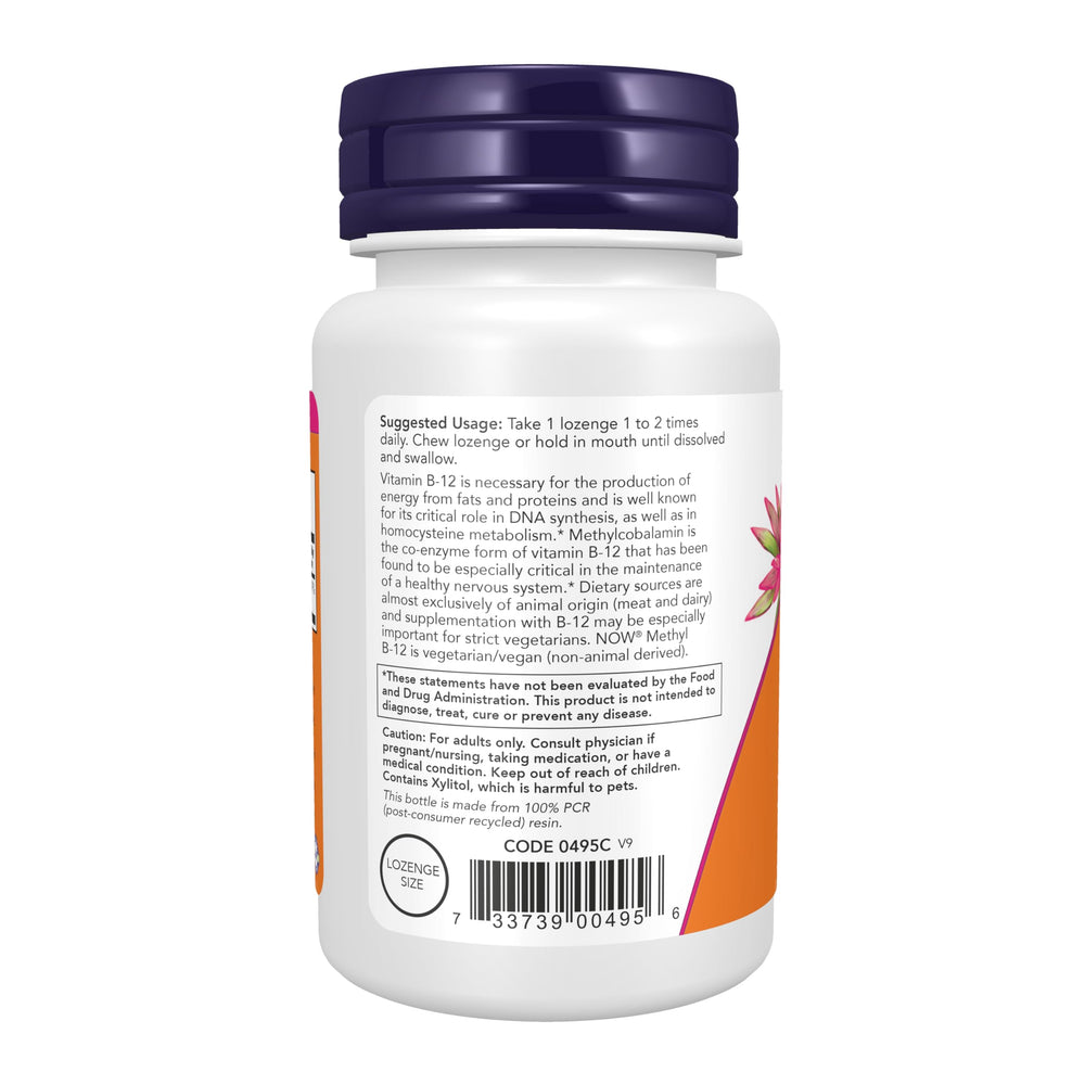 Nervous system health emphasis for Methyl B-12 lozenges