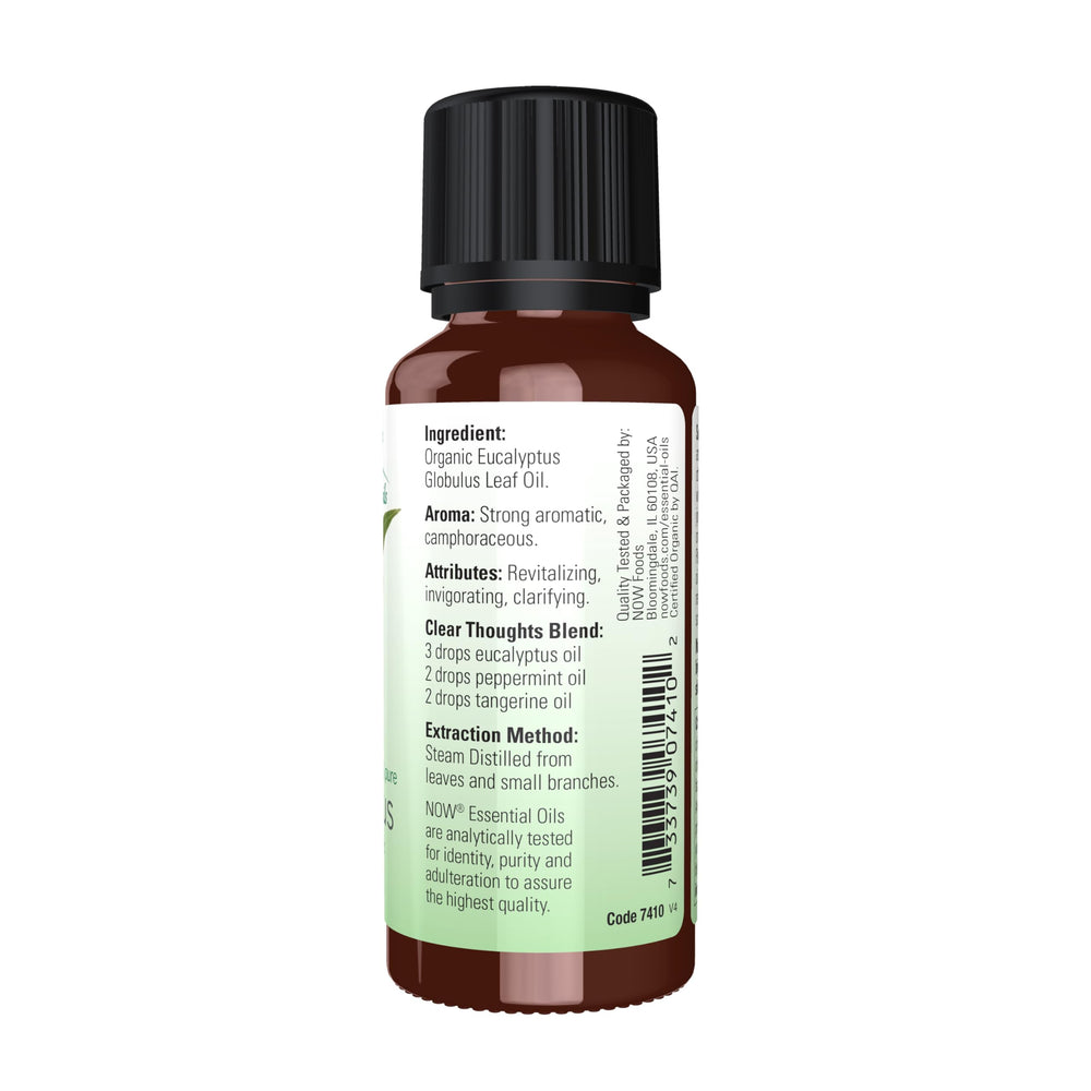 Eucalyptus Globulus Oil bottle with label