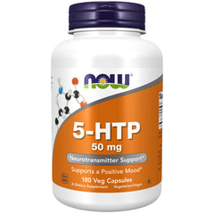 NOW Foods 5-HTP 50 mg bottle