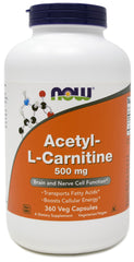 Back of bottle showing nutrition facts
