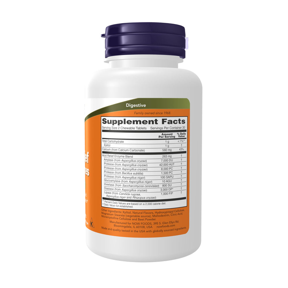Graphic illustrating calcium carbonate and digestive enzymes for digestion