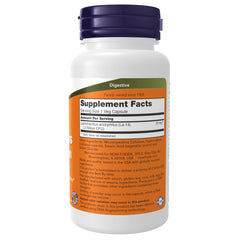 Close-up of NOW Foods Acidophilus Two Billion bottle label showing 2 Billion CFU