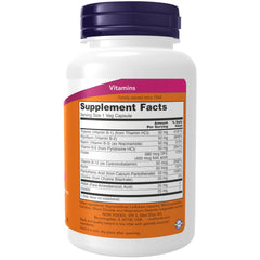 Close-up of NOW Foods B-50 bottle