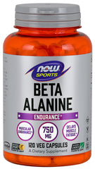 Now Foods Beta-Alanine 120 Capsules Bottle - Pack of 2 (front)