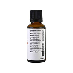 Clove essential oil bottle with dropper