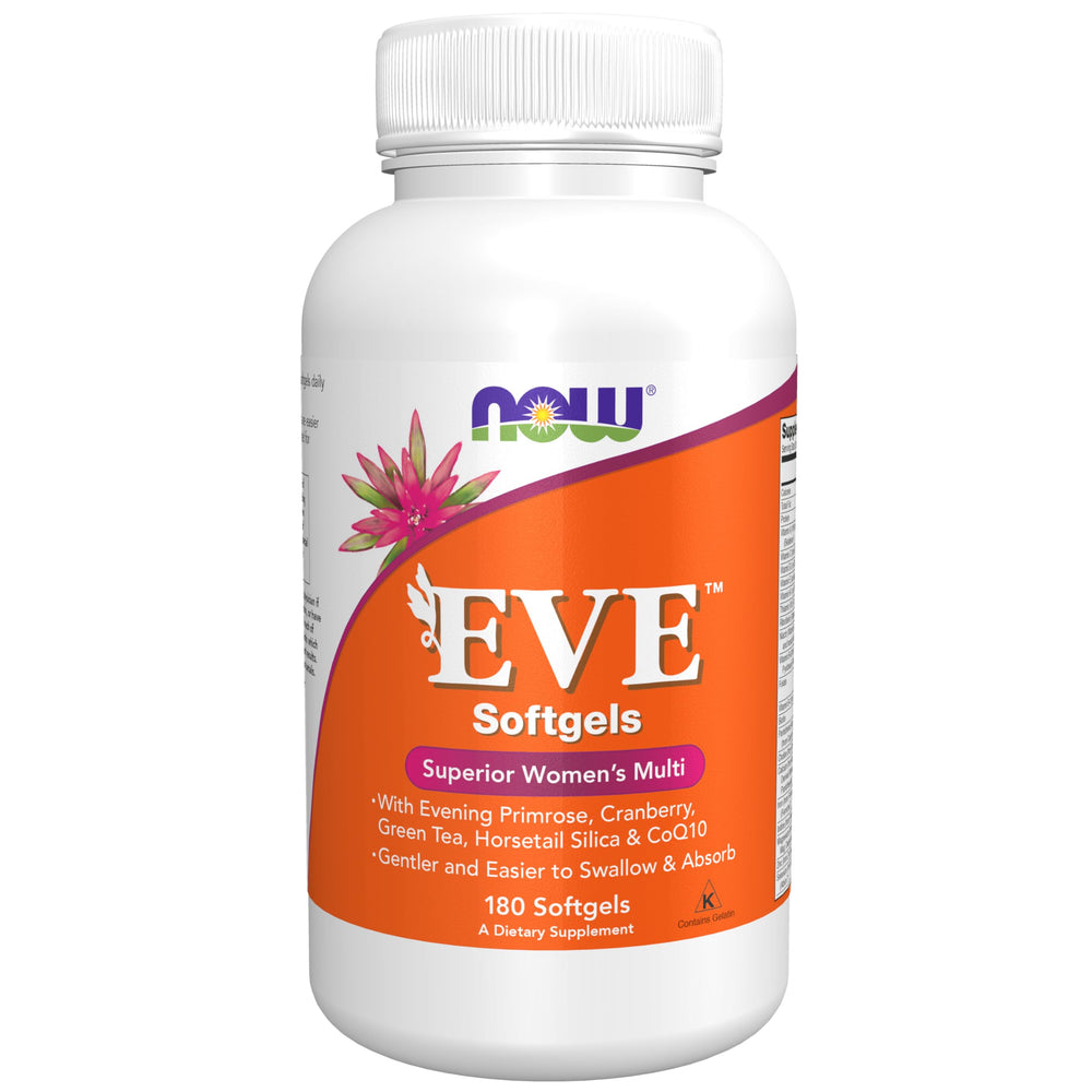 NOW Foods Eve Superior Women's Multi 180 Softgels bottle front view