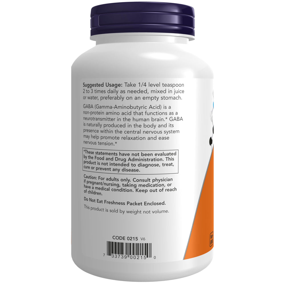 GABA powder with a 1/4 teaspoon scoop