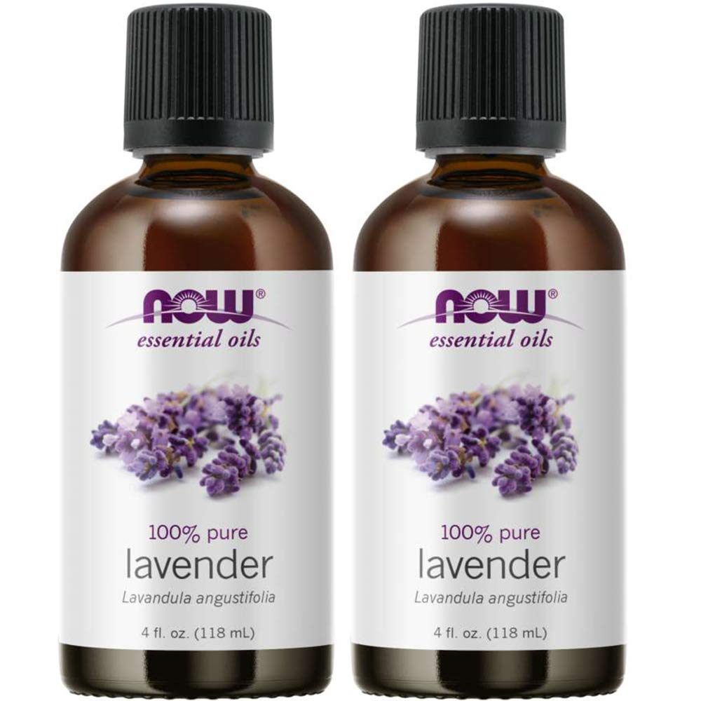 NOW Foods Lavender Oil 4 oz bottle in 2-pack - product image