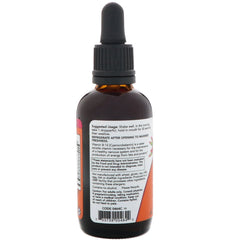 Now Foods Liquid B-12 B Complex bottle back view showing supplement facts