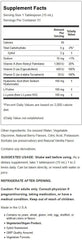 Now Foods Liquid Hyaluronic Acid 100 mg bottle – label close-up