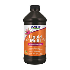 NOW Foods Liquid Multivitamin Tropical Orange 16 oz bottle