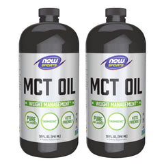 NOW Foods MCT Oil bottle front, ready for everyday use with a clean label.