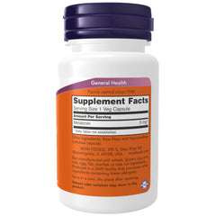 Close-up of NOW Foods Melatonin 3 mg label