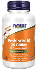 NOW Foods Probiotic-10 25 Billion - 10 strains, capsule bottle