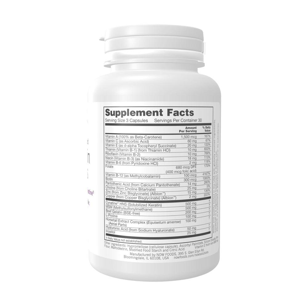 Illustration of Cynatine HNS keratin used in the formula