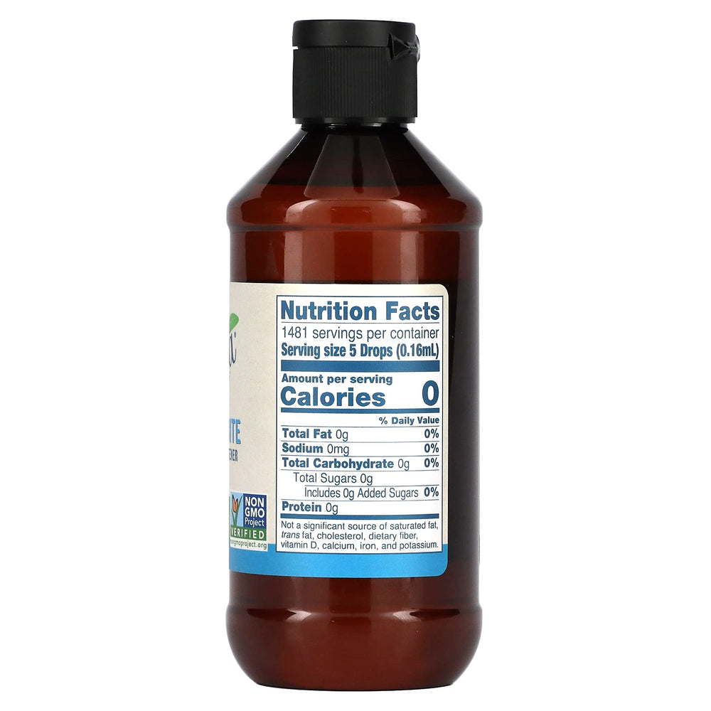 Now Foods Stevia Glycerite 8 oz bottle packaging label
