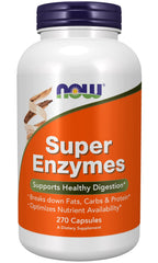 NOW Foods Super Enzymes bottle label