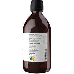 NOW Foods Tea Tree Oil 16 oz bottle — back label