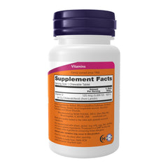 NOW Foods Vitamin D-3 5000 IU mint chewables packaging