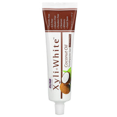 NOW Foods XyliWhite toothpaste packaging in USA