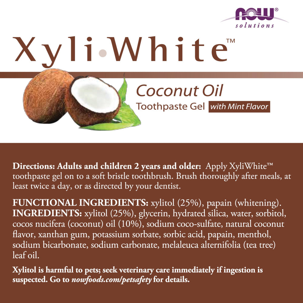 XyliWhite toothpaste gel tube display, 6.4-ounce