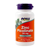 NOW Foods Zinc Picolinate 50 mg bottle – main product image