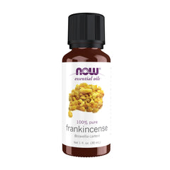 NOW Frankincense essential oil bottle 1 oz