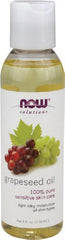 NOW Grape Seed Oil 4 oz bottle, ideal for salads and light finishing.