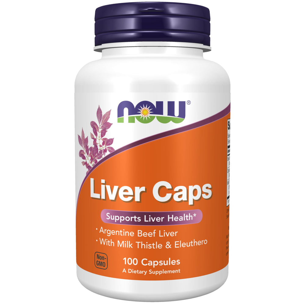 NOW Foods Liver Caps bottle front
