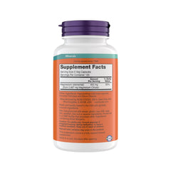 Magnesium Citrate capsules on white background