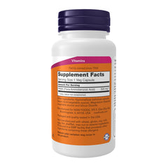 NOW PABA 500 mg product label