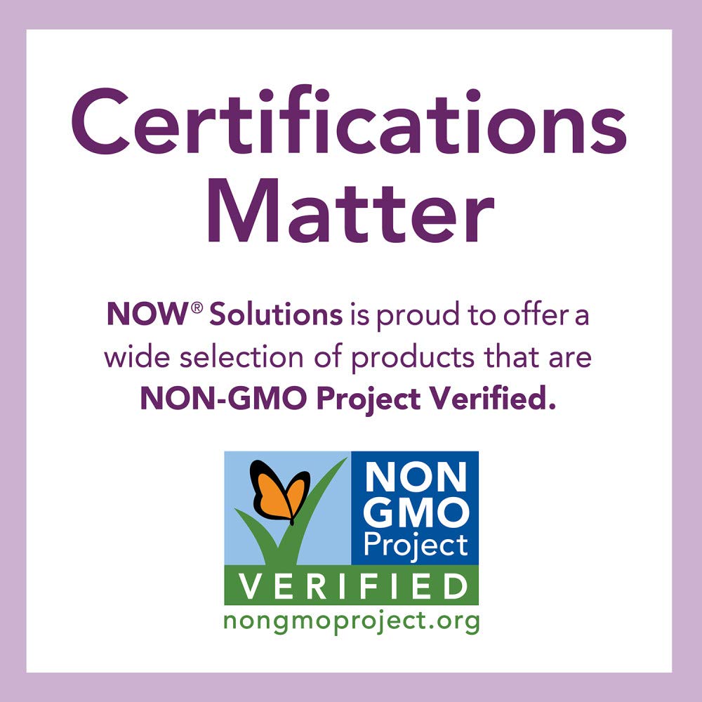 NOW Solutions natural personal care line packaging with castor oil