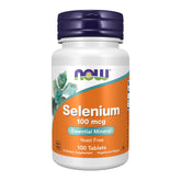 NOW Selenium 100 mcg bottle label