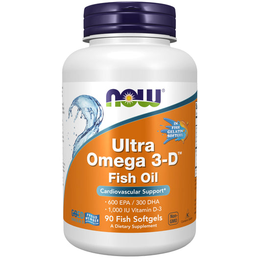 NOW Ultra Omega 3-D front label