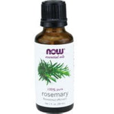 NOW Foods Rosemary Oil 1 oz bottle for refreshing diffusion and personal care blends.